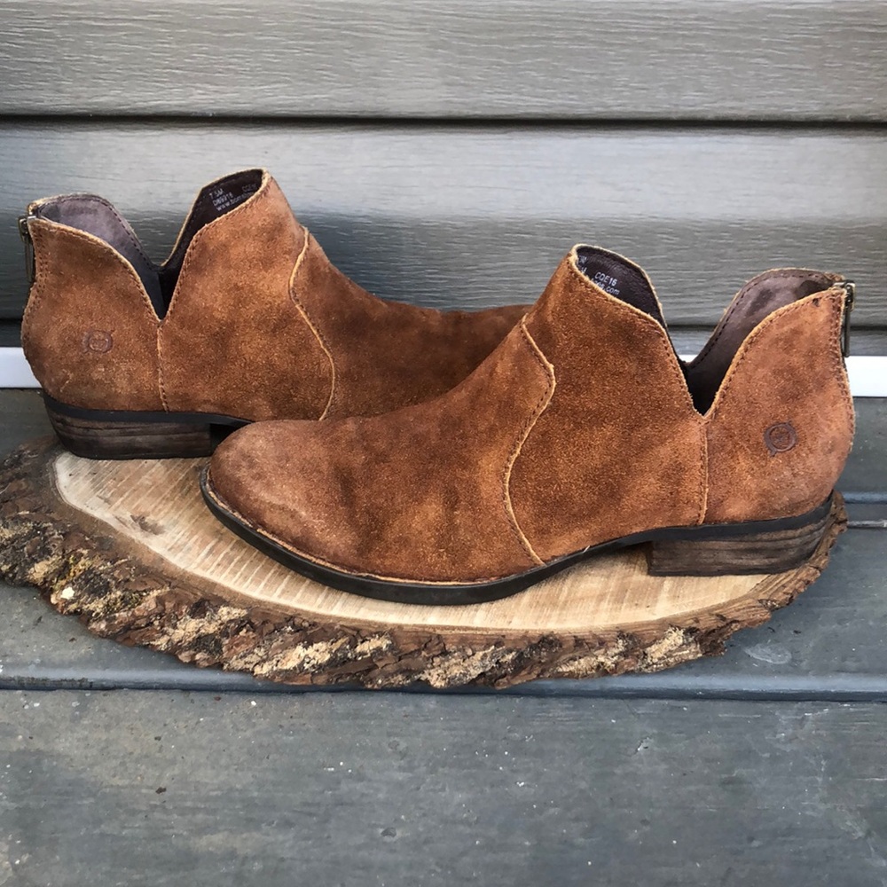 Born “Kerri” Distressed Suede Women’s Bootie